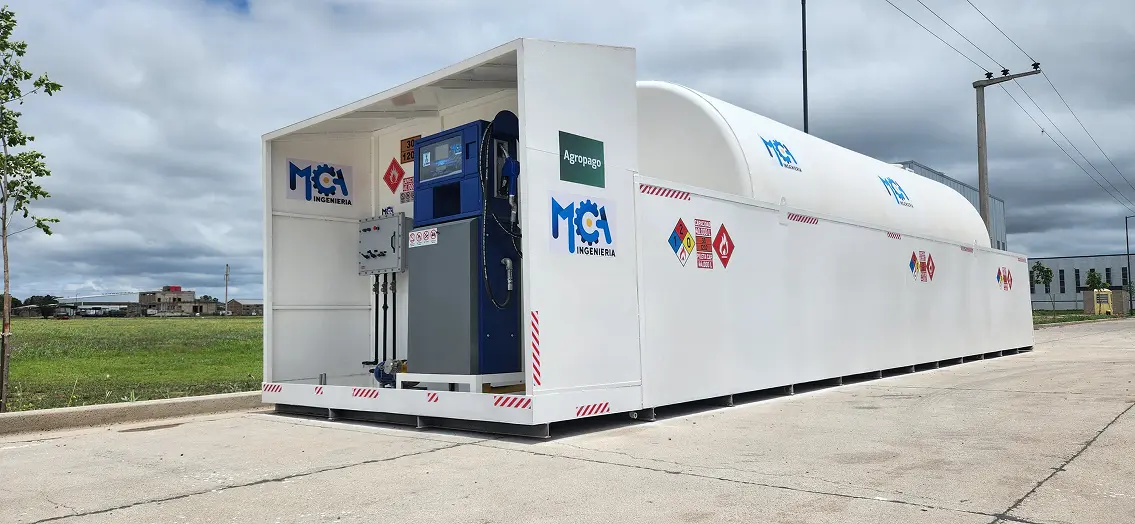 Estación móvil vista frontal