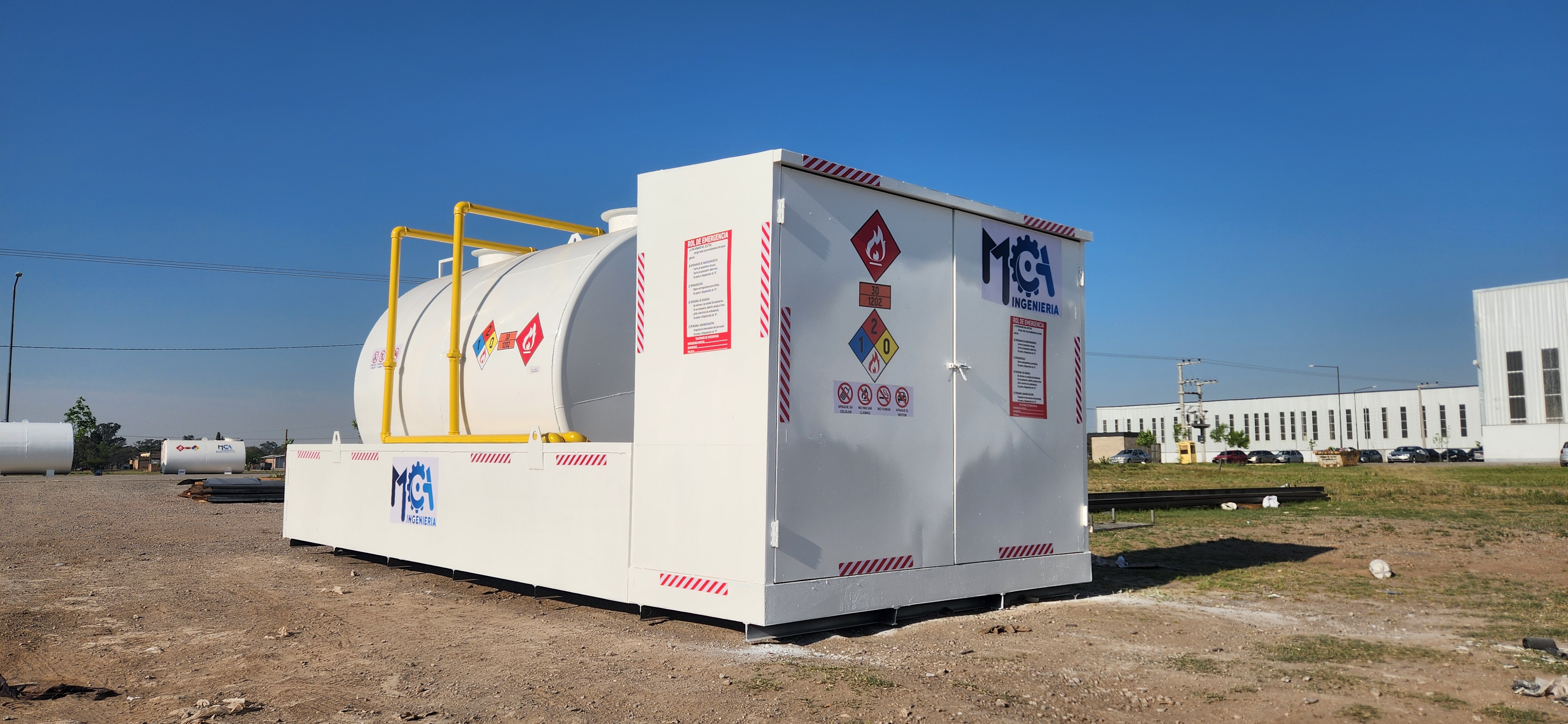 Estación móvil vista frontal