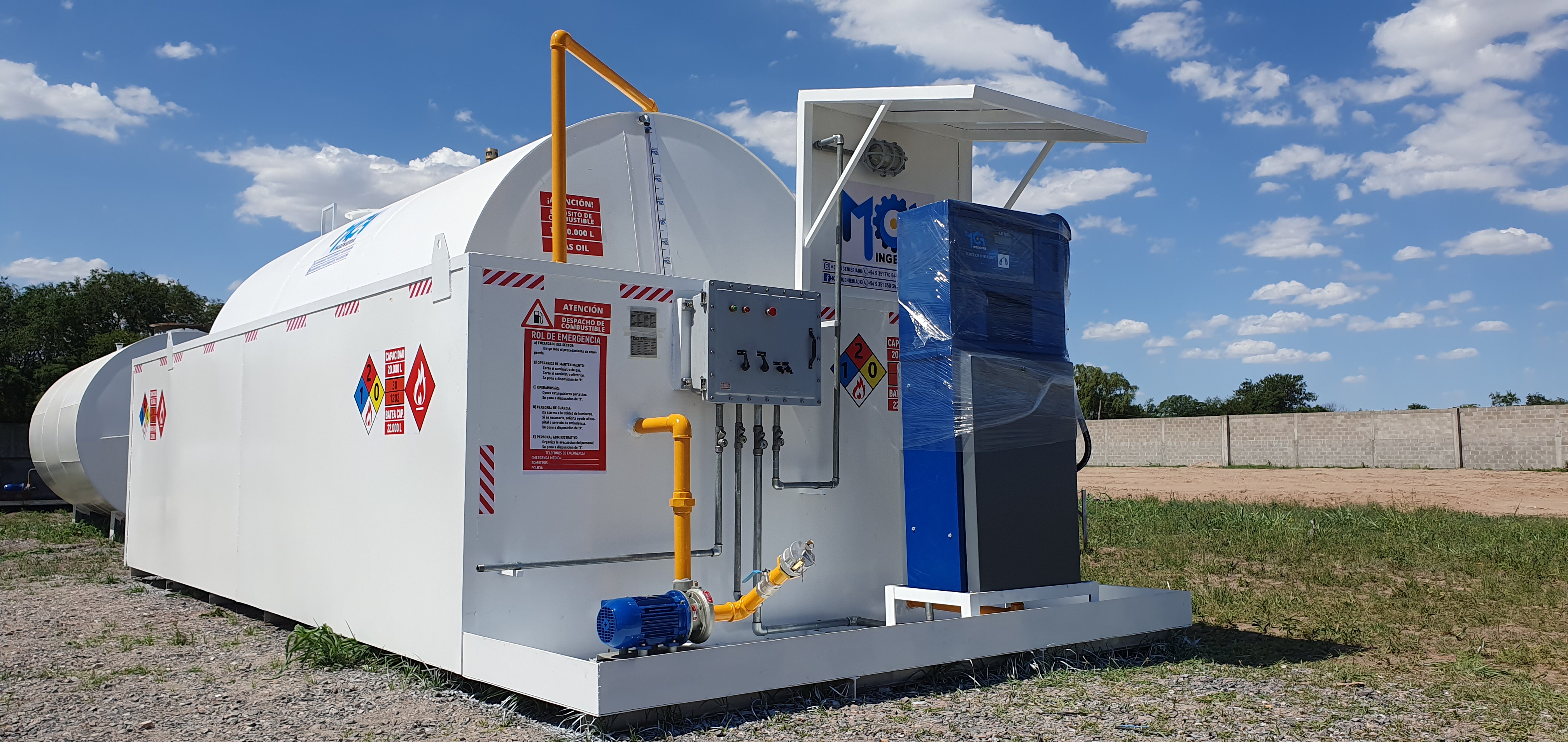 Estación móvil vista lateral