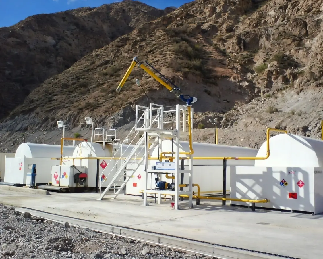 Centro de combustible de 160.000L para Yamana Gold en San Juan